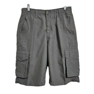 Tony Hawk Men’s Microfiber 12" Cargo Shorts Size 29 Gargoyle Gray Skater NWT